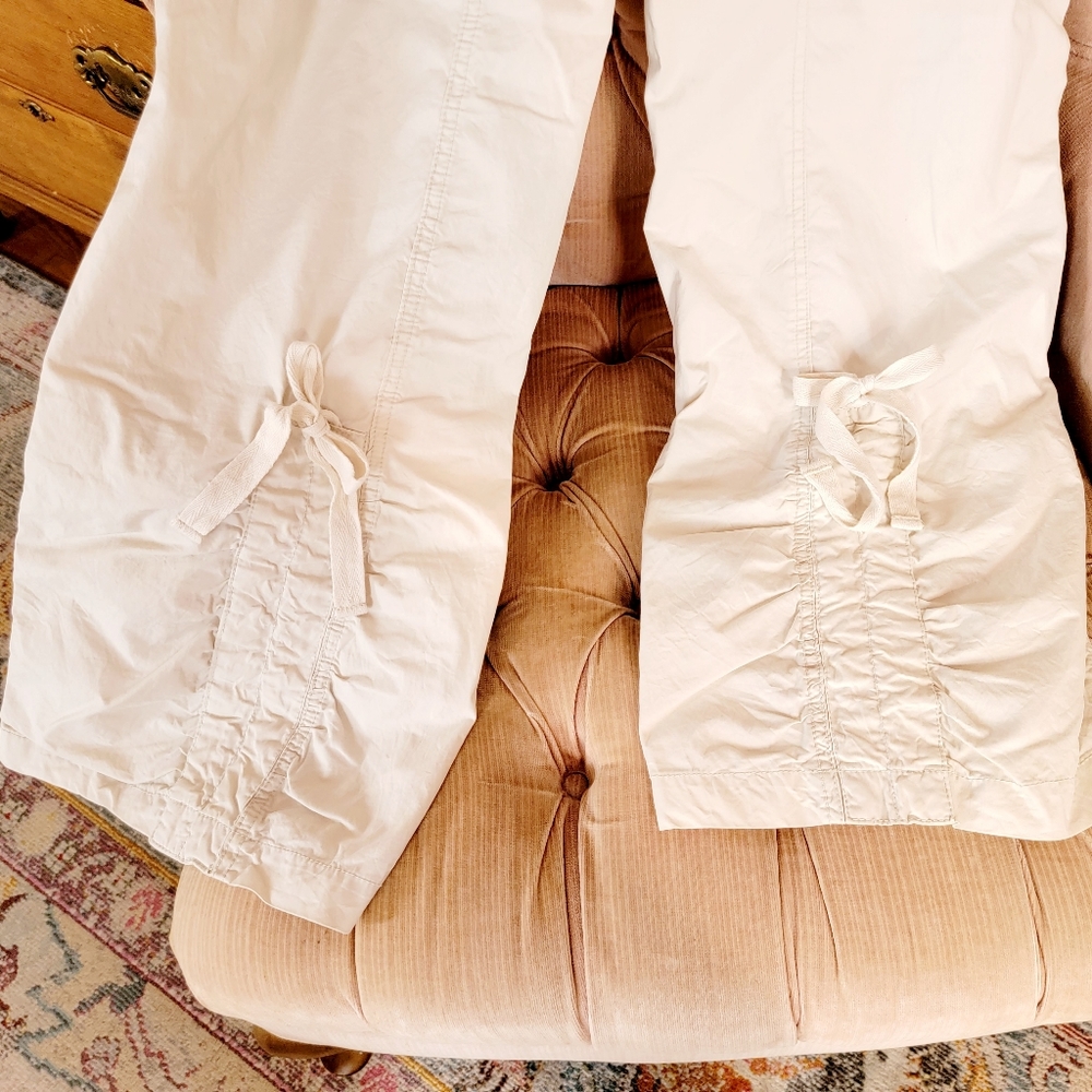 Vintage H&M Wide Leg 1990s Festival Raver Cargo Pants - Picture 8 of 9